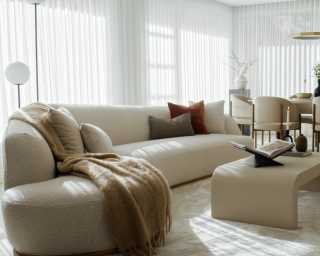 Reya Curved Sectional - Thumbnail 2